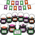 Meanplan Halloween Witch Party Favors Black Mini Cauldrons 2.8" 12pcs by Deal US