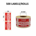 hazır etiketler Fragile Stickers 2x3 Inch Permanent Adhesive 500 Labels Roll by Deal US