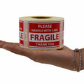 hazır etiketler Fragile Stickers 2x3 Inch Permanent Adhesive 500 Labels Roll by Deal US