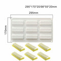 mostsom Silicone Mold Flower Shape Cake Soap Pastry Chocolate Tray Long Wave by Deal US