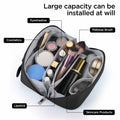 GAGAKU Large Travel Makeup Bag Waterproof Cosmetic Organizer Black by Deal US