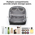 GAGAKU Large Travel Makeup Bag Waterproof Cosmetic Organizer Black by Deal US