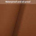 Zinkooat Leather Desk Mat 12x60 Inch 1.8mm Thick Brown+Gray by Deal US