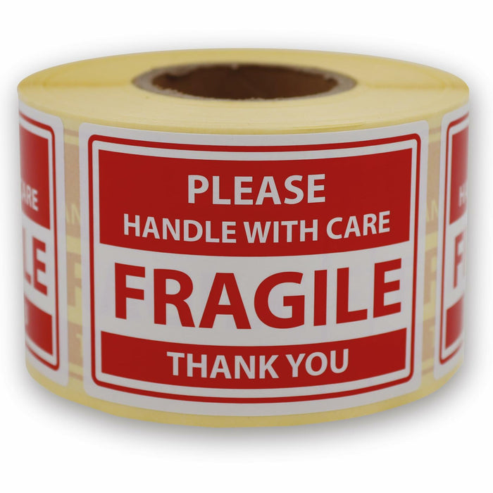 hazır etiketler Fragile Stickers 2x3 Inch Permanent Adhesive 500 Labels Roll by Deal US