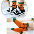 PAPPNTI Kids Halloween Cartoon Crew Socks 5 Pairs Multicolor Size 7-10 by Deal US