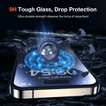 KUZOOM Privacy Screen Protector iPhone 15 Pro Max 6.7" 2 Pack Black by Deal US