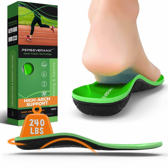 Perseveranx NASA Running Insoles XL Shock Absorption LIKE NEW Open Box by Deal US