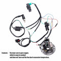CIOM Magnetoelectric Wiring Loom Harness Kill Switch Ignition Coil Kit 50-160CC by Deal US