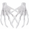 XONOR Halloween Witch Skeleton Hands 1 Pair Plastic Scary Decor by Deal US