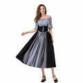 YTWS Renaissance Viking Costume for Women Medieval Outfit Mix Colors L/XL by Deal US
