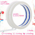 ZOMPAGO Beige Art Tape 0.8in x 164ft Removable Low Tack Masking Tape by Deal US
