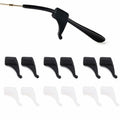 LCLONY 6 Pairs Glasses Ear Grip Silicone Anti-Slip Holders Black/White by Deal US