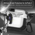 CMGOE Airpod 3 Case Cover Black Shockproof TPU Hard Protector w/ Cleaning Kit by Deal US