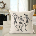 MFGNEH Halloween Ghost Pillow Cover 18x18 inch Rustic Cartoon Polyester by Deal US