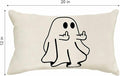 MFGNEH Halloween Ghost Pillow Cover 18x18 inch Rustic Cartoon Polyester by Deal US