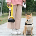 Dog Pooper Scooper Large Yellow/Black with Bag Holder and 5 Bag Rolls by Deal US