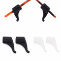 LCLONY 6 Pairs Glasses Ear Grip Silicone Anti-Slip Holders Black/White by Deal US