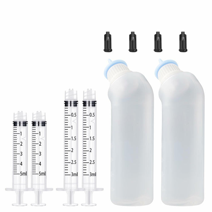 Xuandea Blue Silicone Pet Feeding Nipple Bottle for Kittens Puppies by Deal US