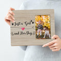 DIENADFX Dog Memorial Picture Frame Wood Tabletop 4x6 Inch Photo Frame by Deal US