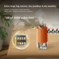 AIERMIAO Car Diffuser Rechargeable USB LED Cold Mist Aromatherapy Orange by Deal US