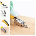 [Like New] QUQITONG Heavy Duty 3-in-1 Staple Gun Power Adjust No-Jam Green 2100 Staples by Deal US