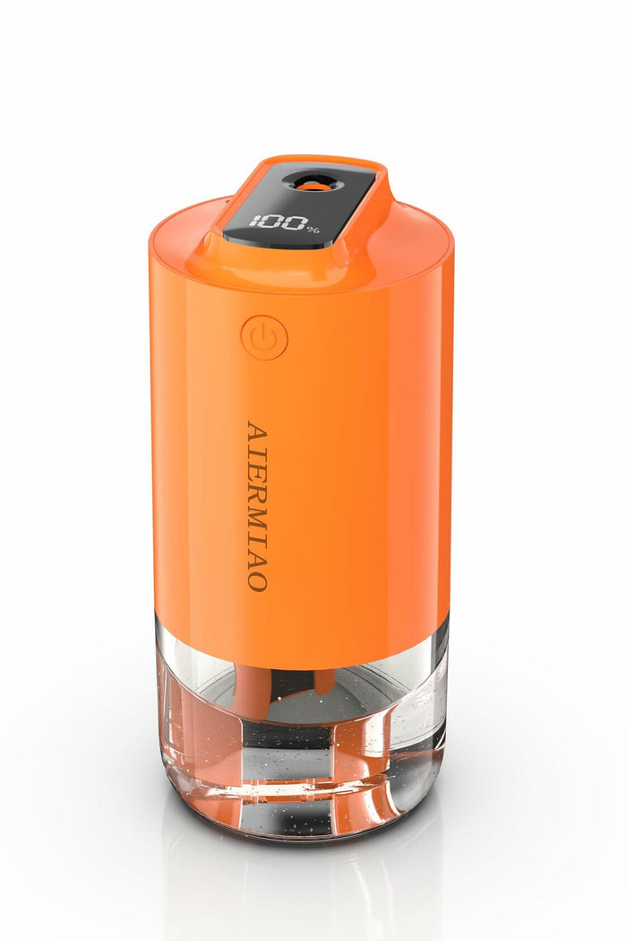 AIERMIAO Car Diffuser Rechargeable USB LED Cold Mist Aromatherapy Orange by Deal US