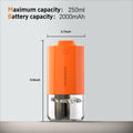 AIERMIAO Car Diffuser Rechargeable USB LED Cold Mist Aromatherapy Orange by Deal US