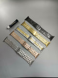 Mugczih Apple Watch Band Stainless Steel Metal Strap Silver Size 42/44/45mm by Deal US
