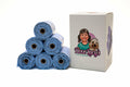Generic Dog Poop Waste Bags Biobased Sky Blue 9x13in 90 Bags 6 Rolls by Deal US