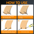 ZGMAIJIA 100pcs Nylon Cable Tie Buckles Universal Automotive Fastener Clips by Deal US