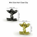 EleOnate Gold Bow Hair Claw Clip Medium Metal Pearls for Women by Deal US