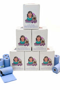 Generic Dog Poop Waste Bags Biobased Sky Blue 9x13in 90 Bags 6 Rolls by Deal US
