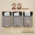 HopeWan 4" Bronze Metal Mailbox Number 2 Self Adhesive Pack of 2 Size 4In-No.2 by Deal US