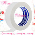 ZOMPAGO Beige Art Tape 1.4in x 164ft Removable Low Tack Masking Tape by Deal US