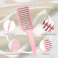 manrator Curl Defining Brush Vented Detangling Frizz Control Pink by Deal US