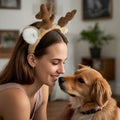 HOMELEX Animal Ears Elk Plush Headband Halloween Christmas Decor by Deal US