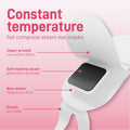 Ditoi Heated Steam Eye Mask with Hyaluronic Acid Rose 10 Count Pack by Deal US