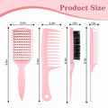 manrator Curl Defining Brush Vented Detangling Frizz Control Pink by Deal US