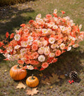 HyeFlora Artificial Mums Fall Flowers 12 Bundles Silk Morning Glory Mix 15in by Deal US