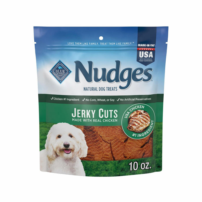 BestBy11/28/2025 Blue Buffalo Nudges Jerky Cuts Dog Treats Chicken 10oz USA by Deal US