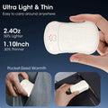 OLV Rechargeable Hand Warmers 2 Pack 6000mAh Magnetic Beige Portable by Deal US