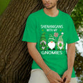FLORENCE IISA St. Patrick's Day Lucky Shamrock & Gnomes T-Shirt Irishgreen XS by Deal US