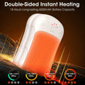 OLV Rechargeable Hand Warmers 2 Pack 6000mAh Magnetic Beige Portable by Deal US