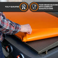 Generic Silicone Griddle Mat Heavy Duty 36 Inch Orange Large Size by Deal US