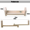 EVKILKJS Wood Bracelet Jig U Shape Clear Scale DIY Maker Rack with 2 Clamps by Deal US