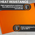 Generic Silicone Griddle Mat Heavy Duty 36 Inch Orange Large Size by Deal US