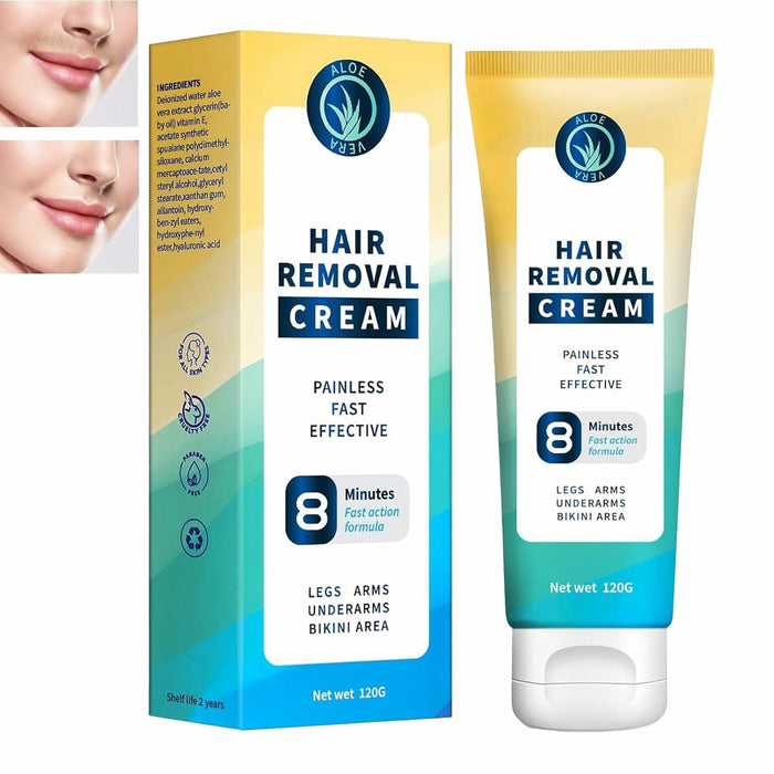 DENZELGARY Facial Depilatory Cream Hair Removal Painless Pubic Travel by Deal US