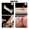 EVKILKJS Wood Bracelet Jig U Shape Clear Scale DIY Maker Rack with 2 Clamps by Deal US