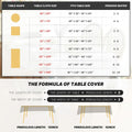 Horaldaily White Rectangular Tablecloth 60x120in Polyester Stain Resistant by Deal US