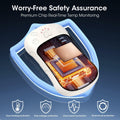 OLV Rechargeable Hand Warmers 2 Pack 6000mAh Magnetic Beige Portable by Deal US